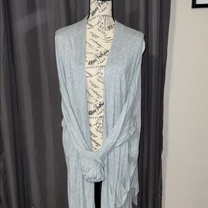 Ave & Viv Light Gray Cardigan